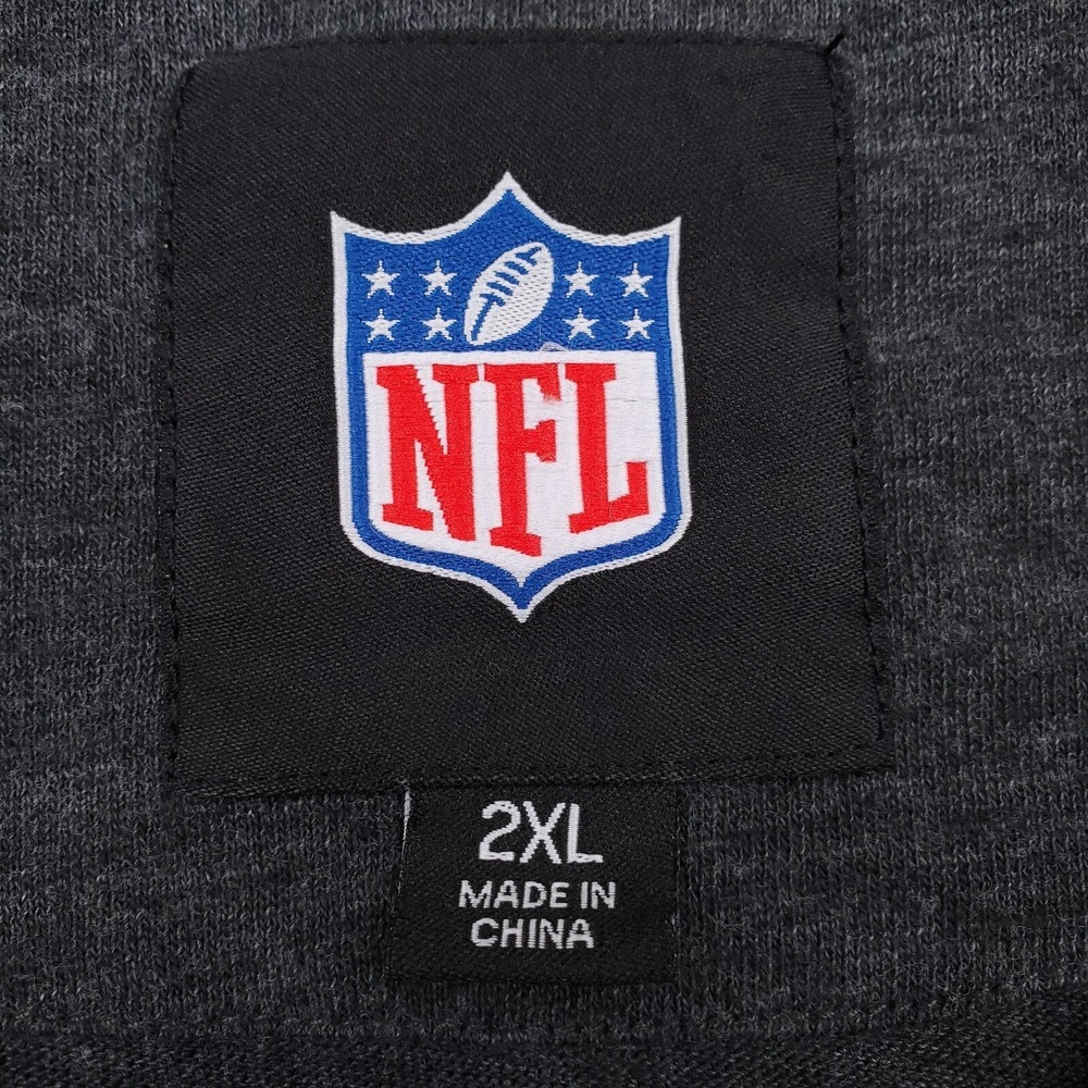 Carolina Panthers Shirt Mens XXL Gray Blue Long Sleeve Crew NFL Football - Picture 3 of 12